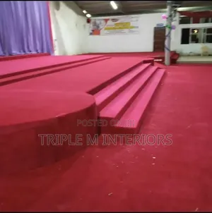 Full Pulpit Platform Carpet | Smooth Professional Church Finish