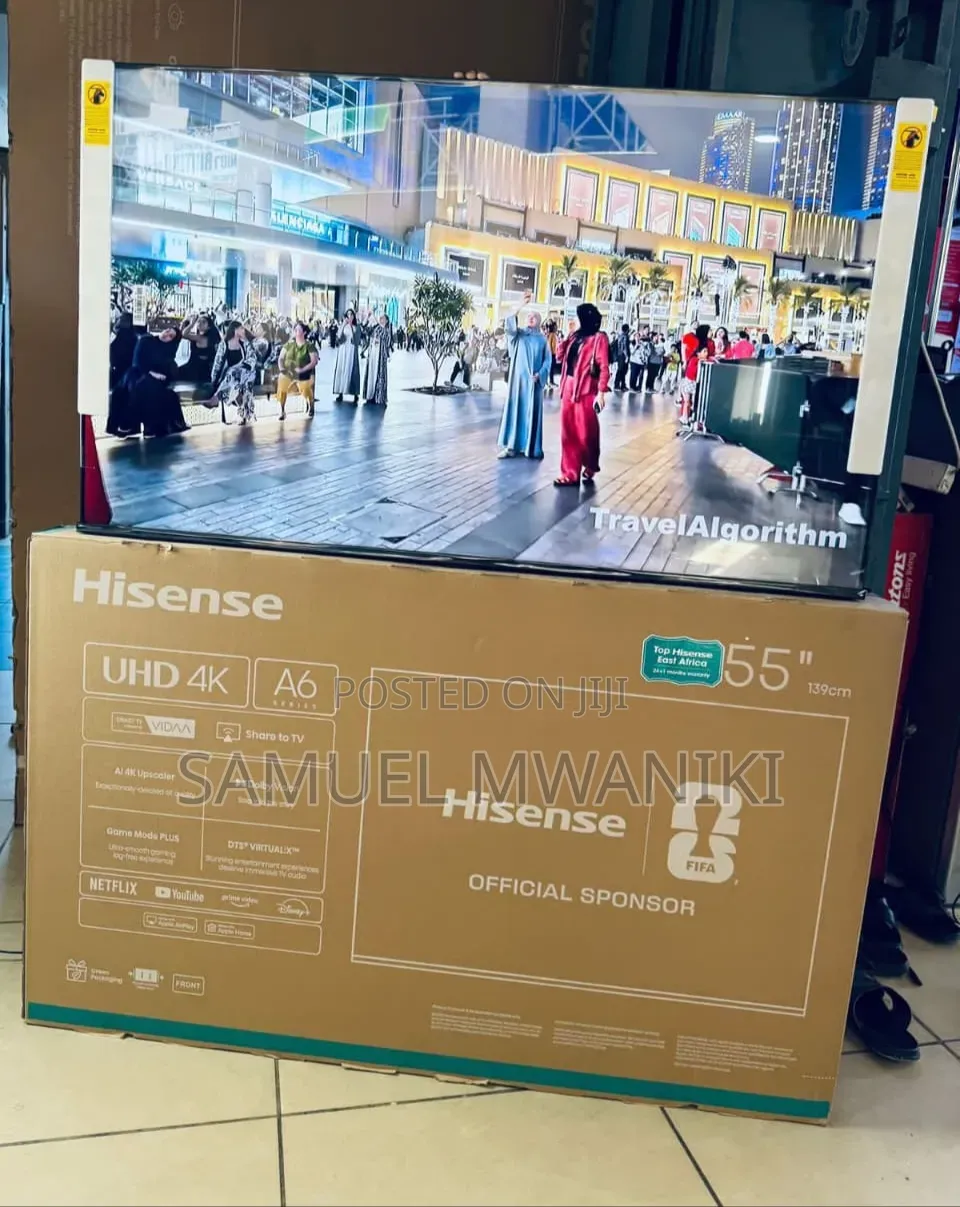 Hisense 55" Uhd Smart Tv Frameless Latest Model
