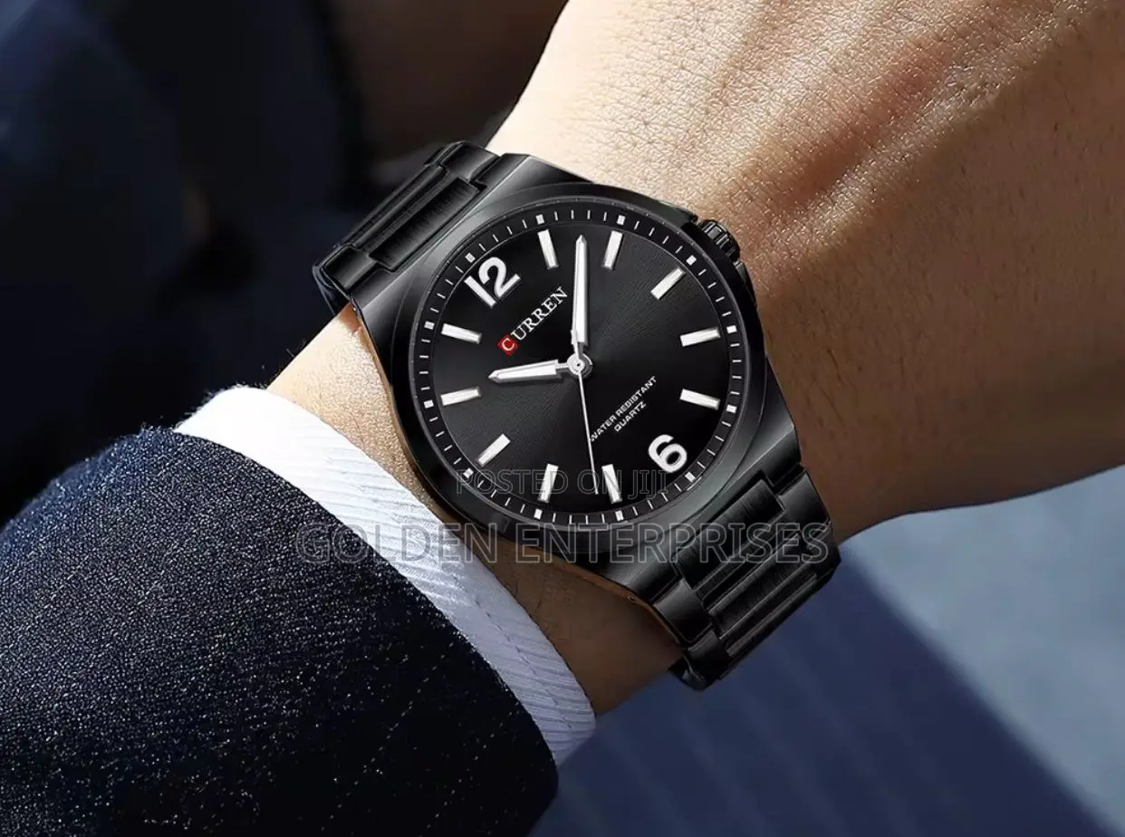 All Black Classic Gents Watch #8493