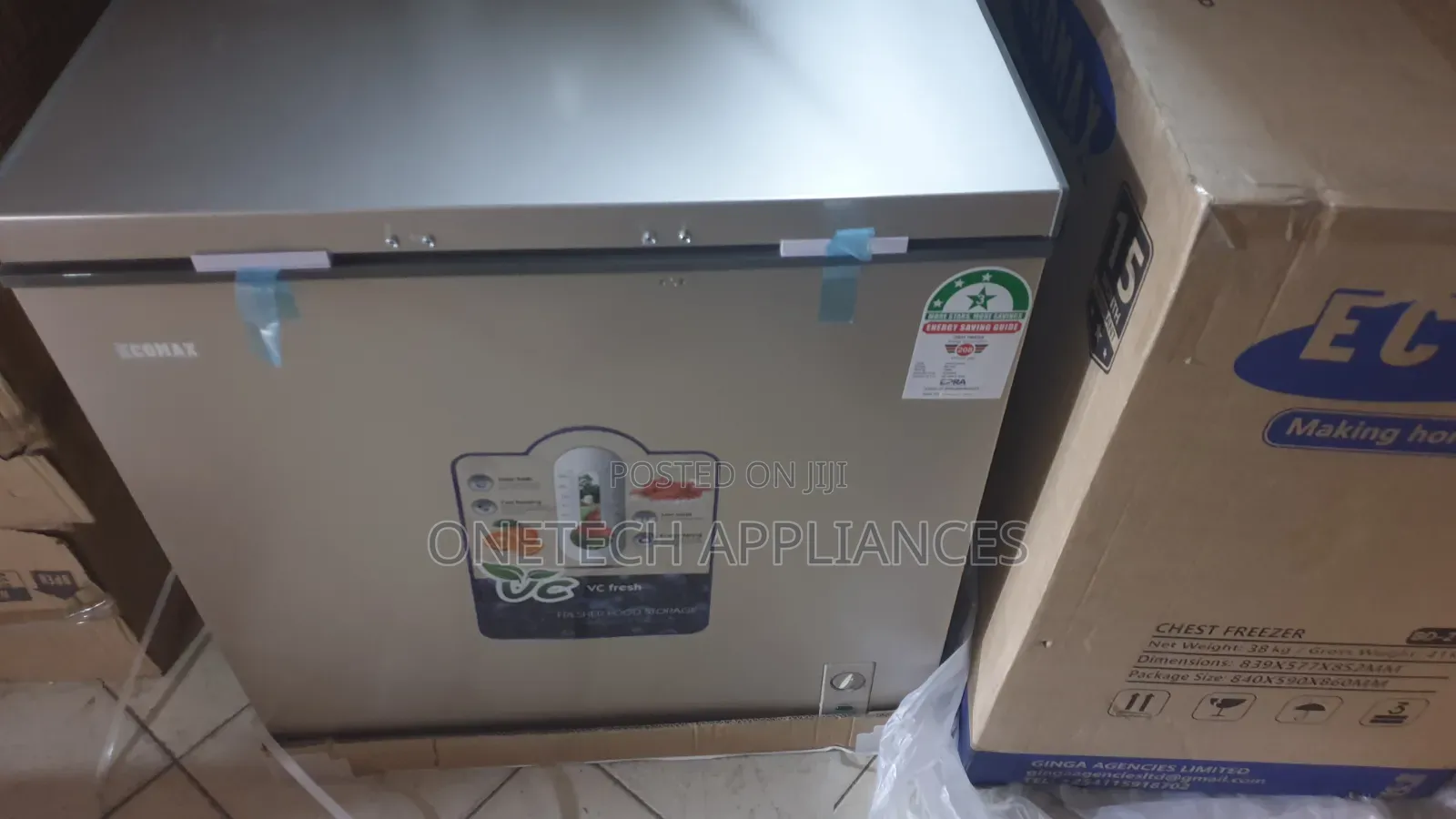 Ecomax 219 Litres Large Capacity Chest Freezer