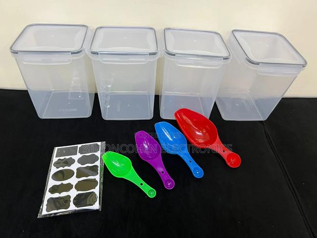 4pcs Airtight Food Storage Containers - thumbnail 2