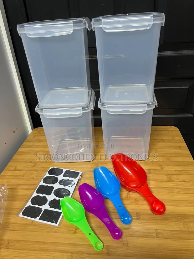 4pcs Airtight Food Storage Containers - thumbnail 3