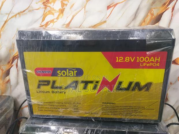 Platinum Chloride Solar 100ah Lithium Battery