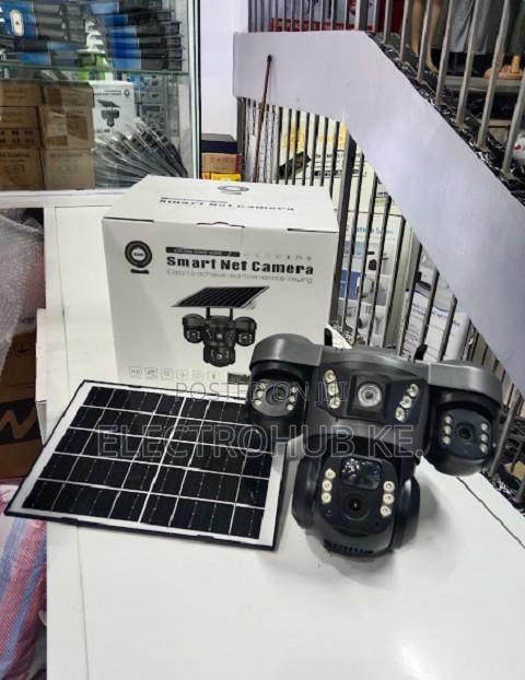 Tripple Lens V380 4g Solar Camera - Clear Nightvision