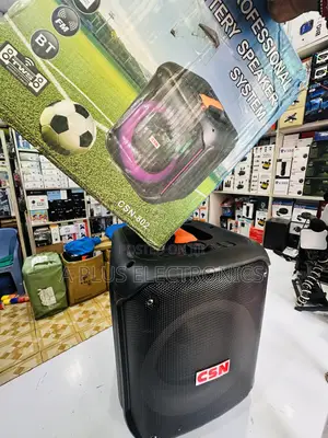 CSN 802 8 Inch, Rechargeable Speaker With 2 Microphones, Bt/Usb