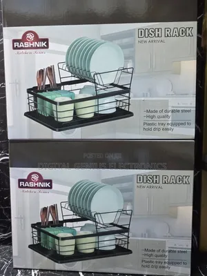 Rashnik 2 Tier Steel Dish Rack