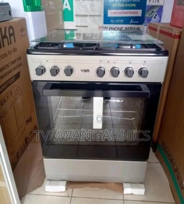 Plus 3burner 1e Von 60*60 Standing Cooker - main view