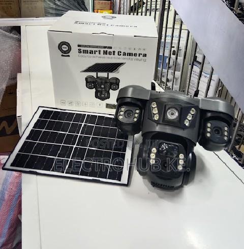 4g Solar V380 Camera Tripple Lens Hd Security