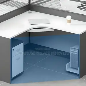 Office Workstation 6-Way Workstation With Storage