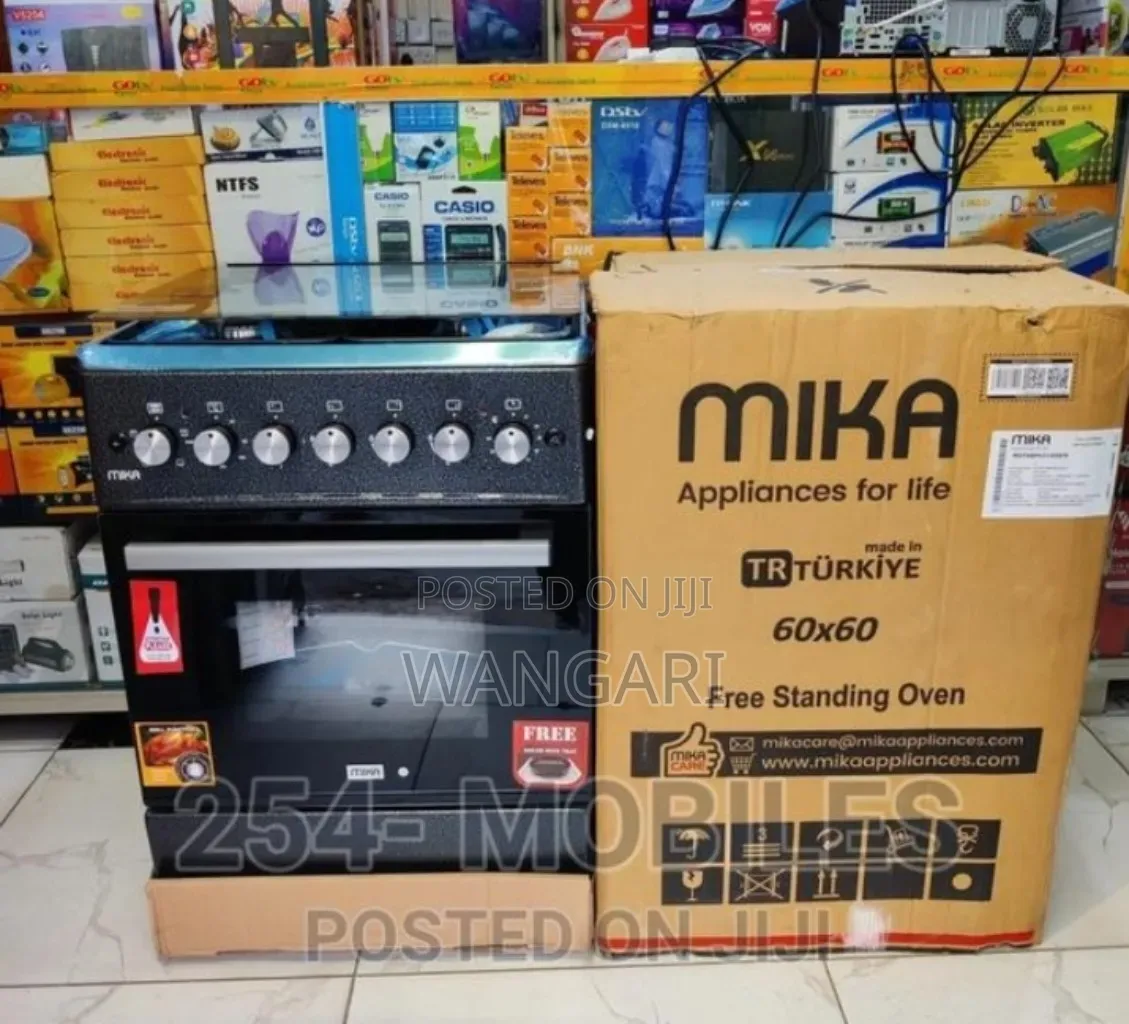 Colour Grey New Mika 60*60 Standing Cooker