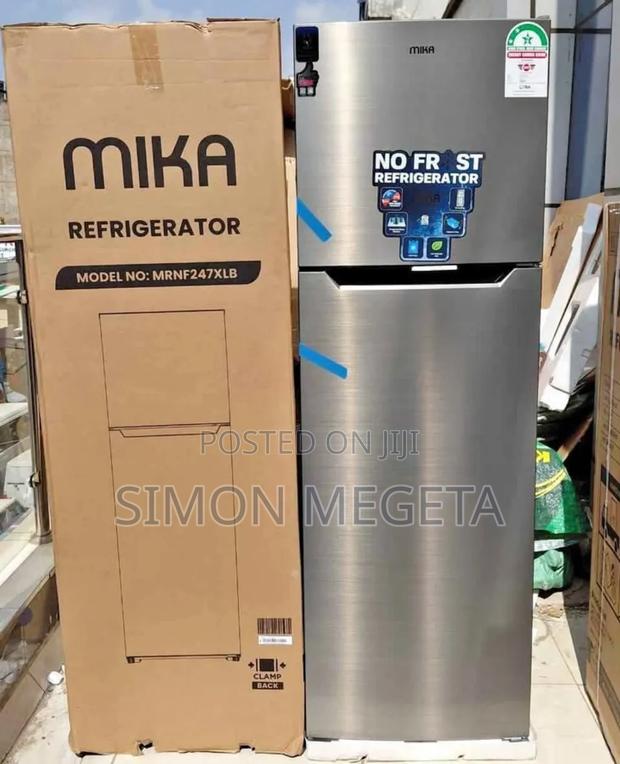 Mika 247l Double Door Fridge (Brand New) – Fast Cooling Stylish!