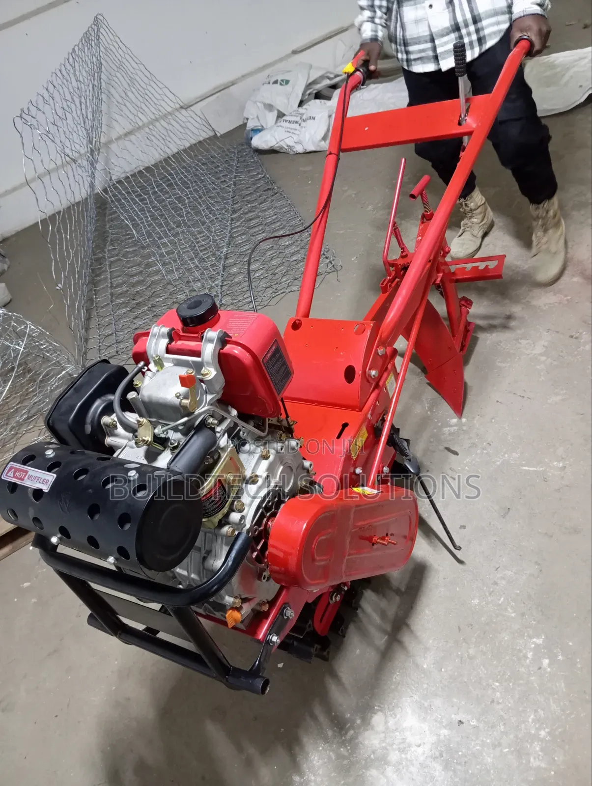 7hp Walking Tractor Diesel Tiller – Strong Performance