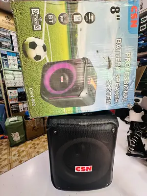CSN 802 8 Inch, Rechargeable Speaker With 2 Microphones– Wireless