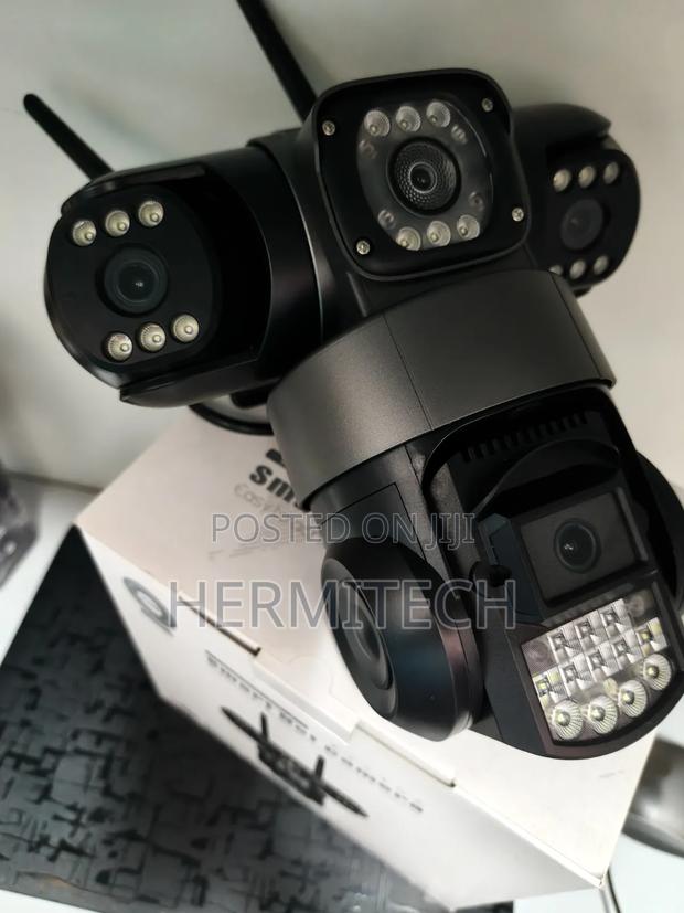 Three-Eye Triple Lens 4g Electric Model CCTV Camera - thumbnail 2
