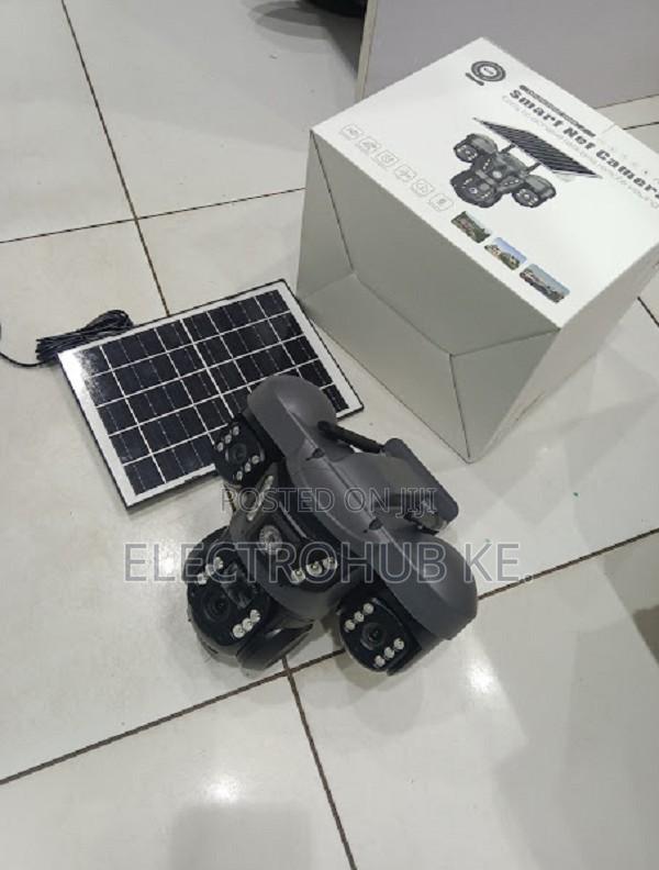 V380 4g Solar Camera 3 Lens - Smart Security Camera