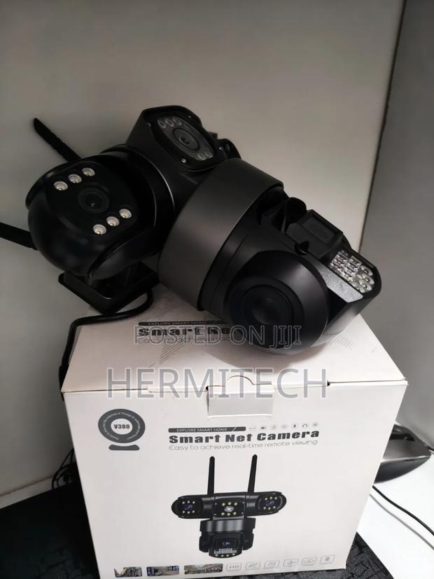 Triple Lens CCTV Electric Model 4g Sim Card Type