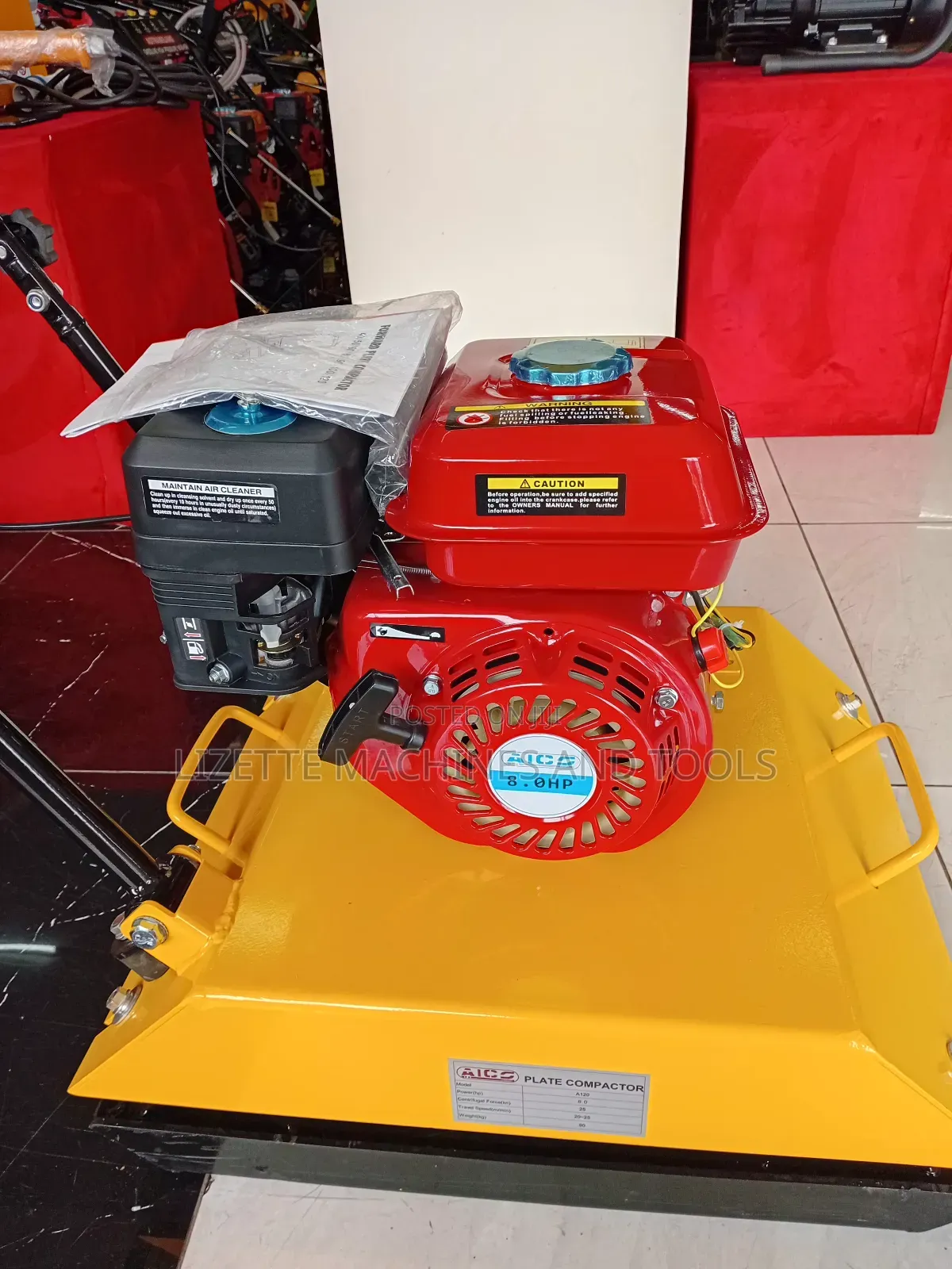 Aico Japan A120 Plate Compactor 8hp