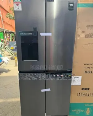 Grey No Frost Hisense 508l Side by Side Fridge. + Dispenser