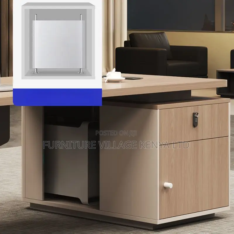 Office Desk; 1.6m Executive L-Shaped Office Table