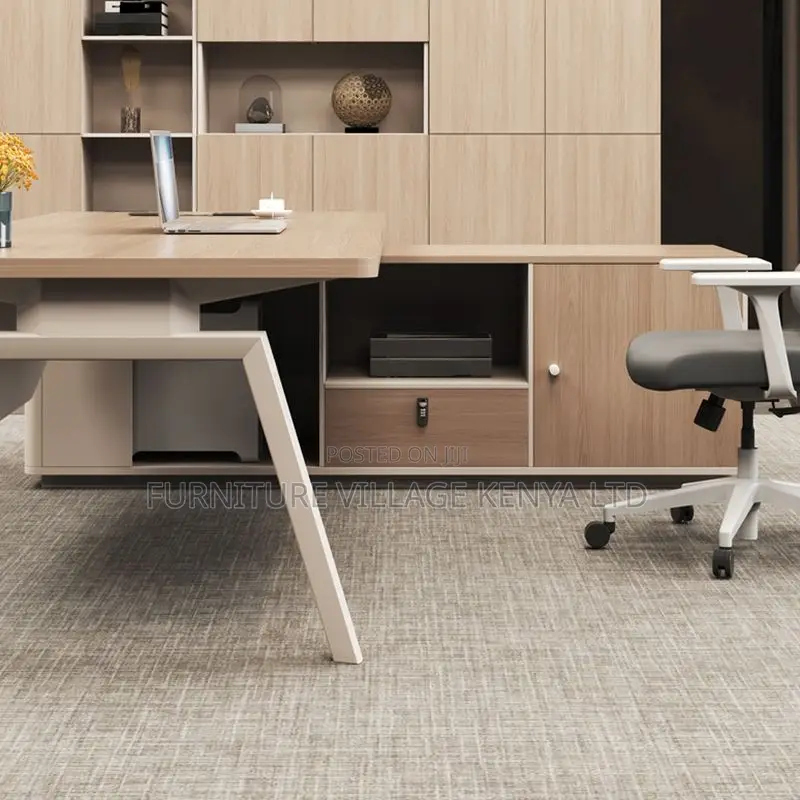 Office Desk; 1.6m Executive L-Shaped Office Table