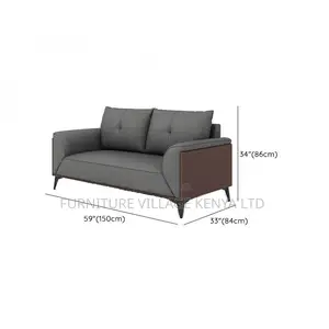Office Sofa ;5-Seater High-Back Executive Office Sofa Se