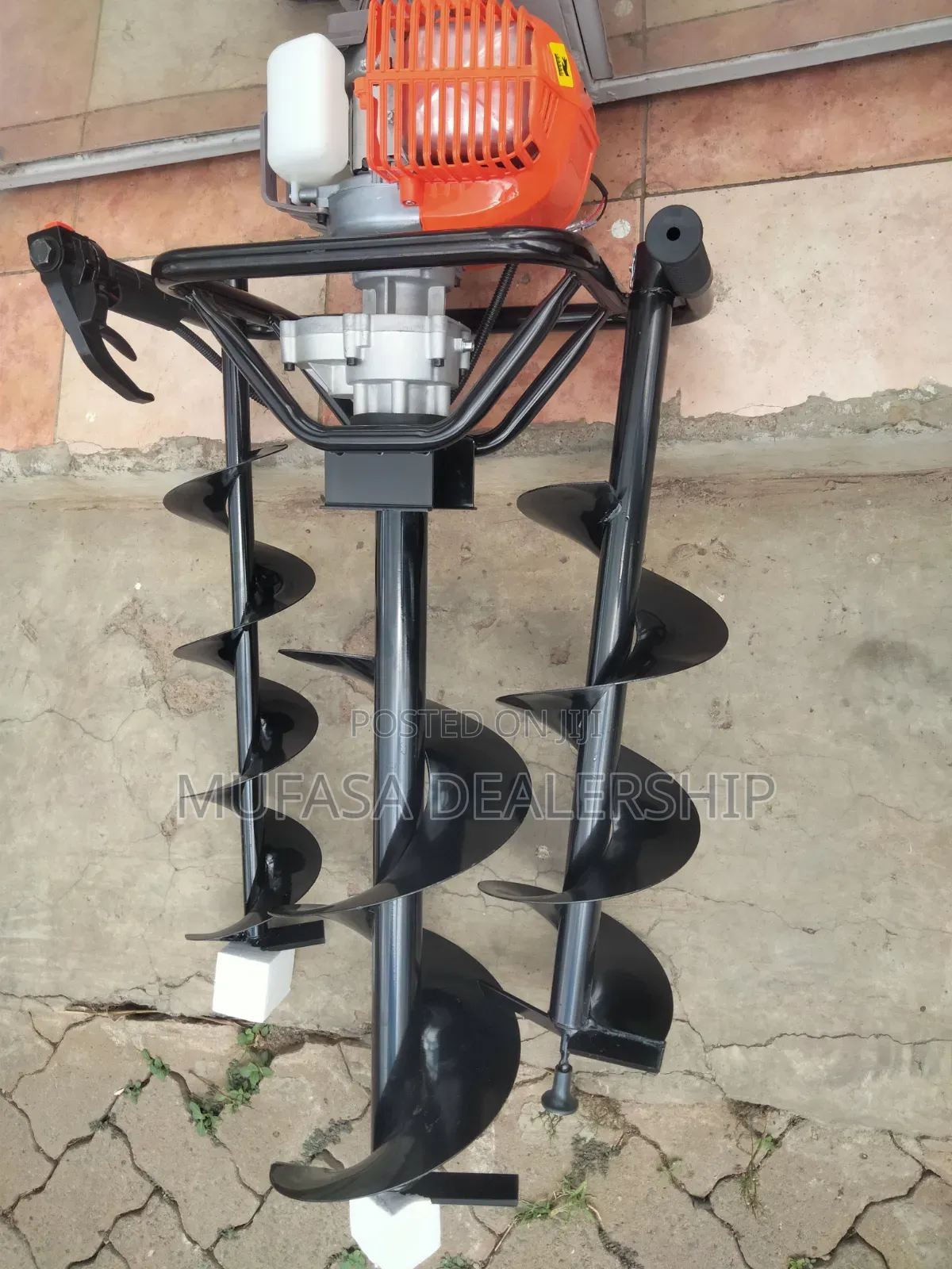 Gasoline-Driven Earth Auger