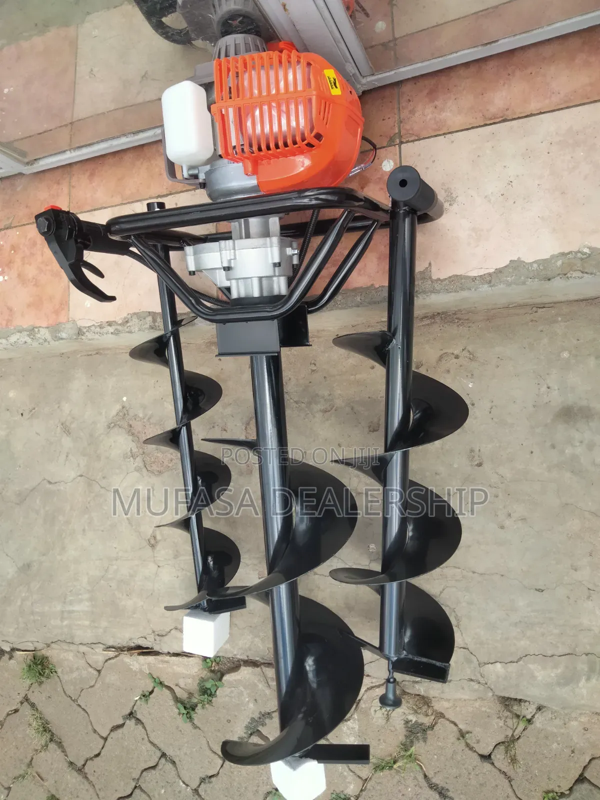 Gasoline-Driven Earth Auger