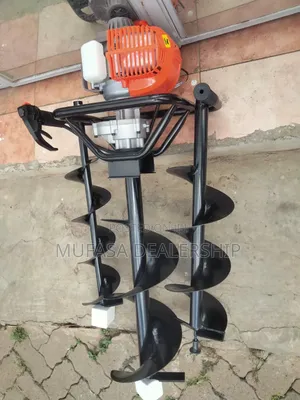 Gasoline-Driven Earth Auger