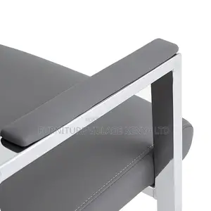 Office Chair; Modern Office Task Chair With Leather Back