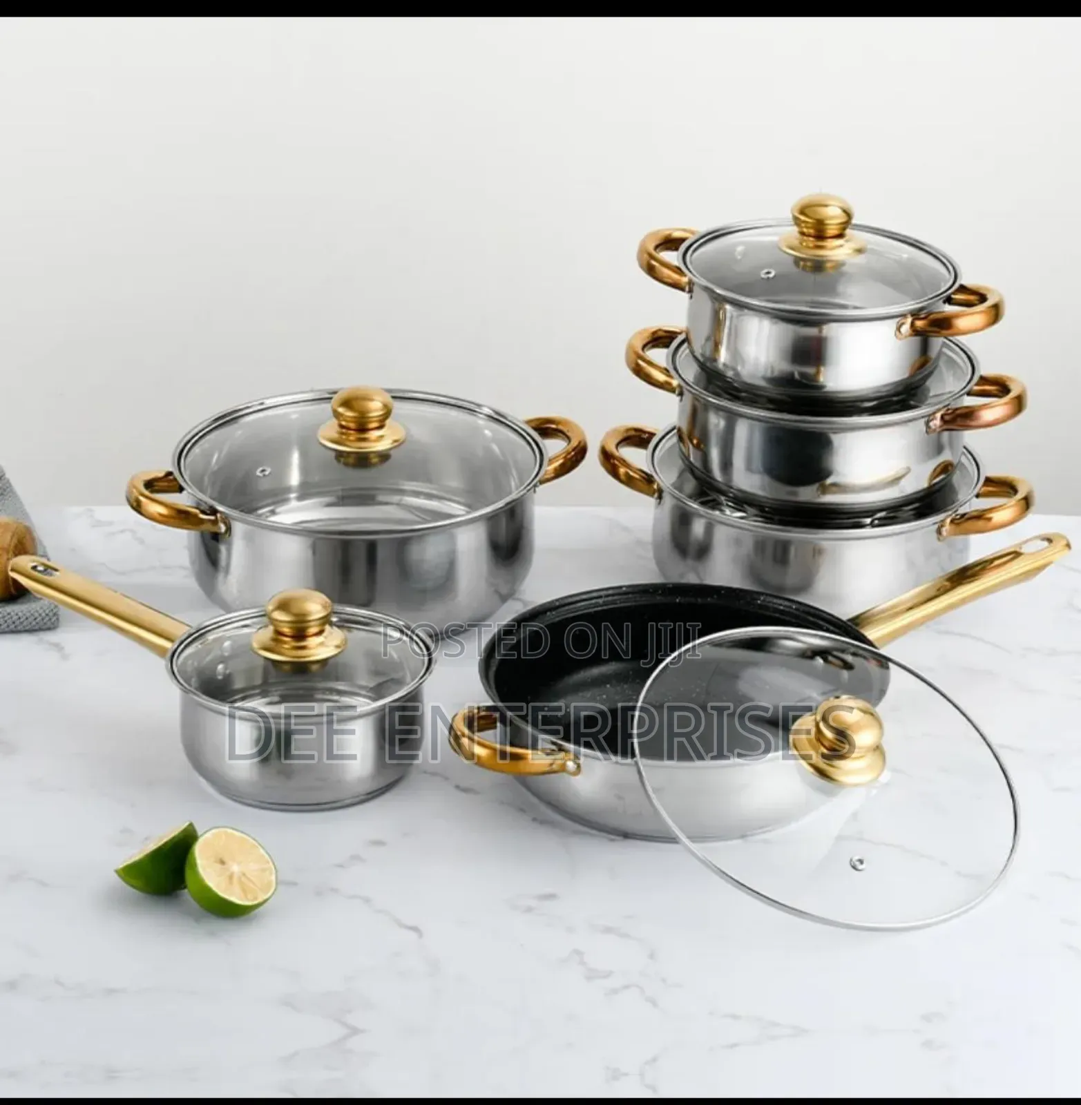 12 PCS Zeng Stainless Steel Cookware Set