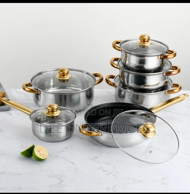 12 PCS Zeng Stainless Steel Cookware Set
