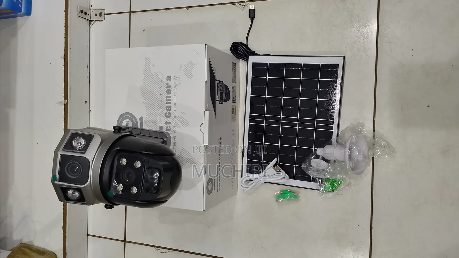 Utral Smart 4g Solar CCTV - Dual Lens V380 Pro With Night Vison