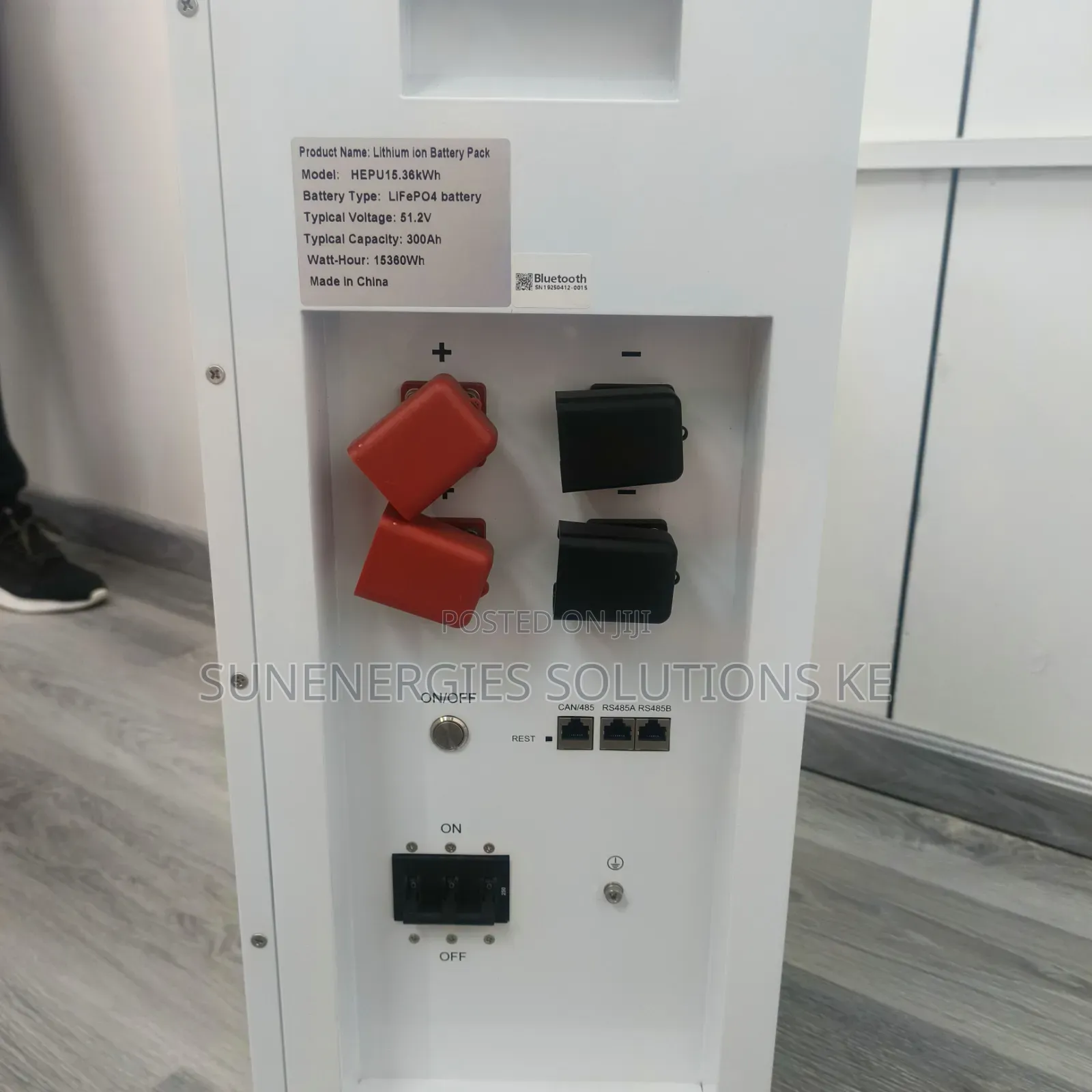 15.38kwh 51.2v 300ah Hepu Lithium Battery