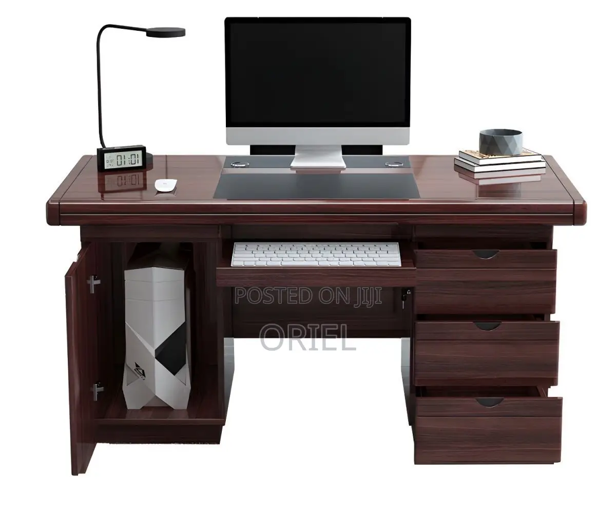 Modern Office Desk : 1.4m Corporate Office Staff Desk