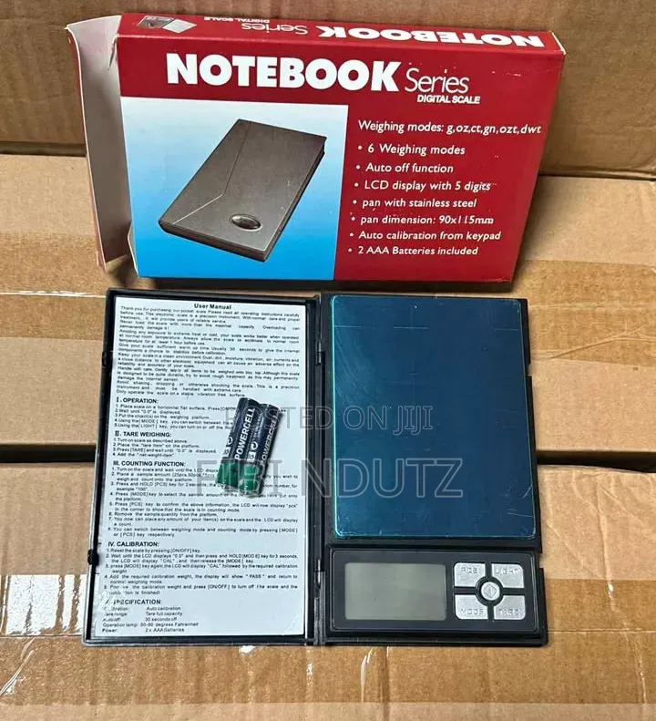 High Precision Notebook Digital Scale