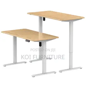 Office Desk; 1.2m Electric Adjustable Desk With Dual Height Mode