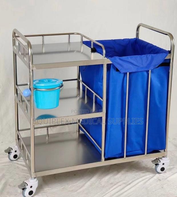 Imported Linen Trolley (Stainless Steel)