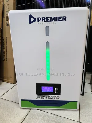 25.6v 100ah Premier Wall Mounted Lifep04 Lithium Battery
