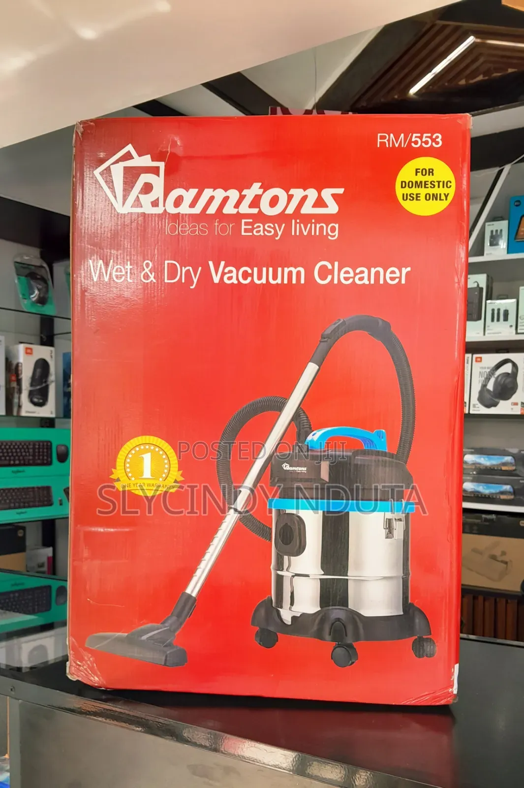 Ramtons Wet Dry Vacuum Cleaner(Rm/553)
