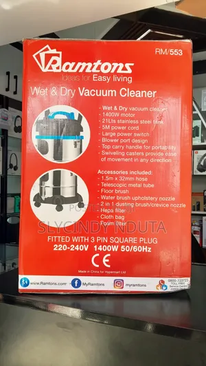 Ramtons Wet Dry Vacuum Cleaner(Rm/553)
