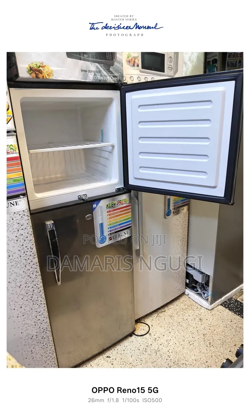 Rebune 213 Litres Double Door Fridge