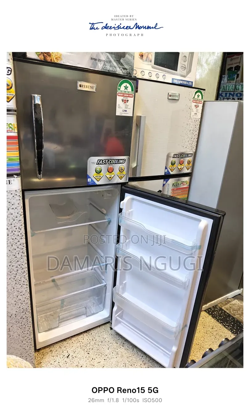 Rebune 213 Litres Double Door Fridge