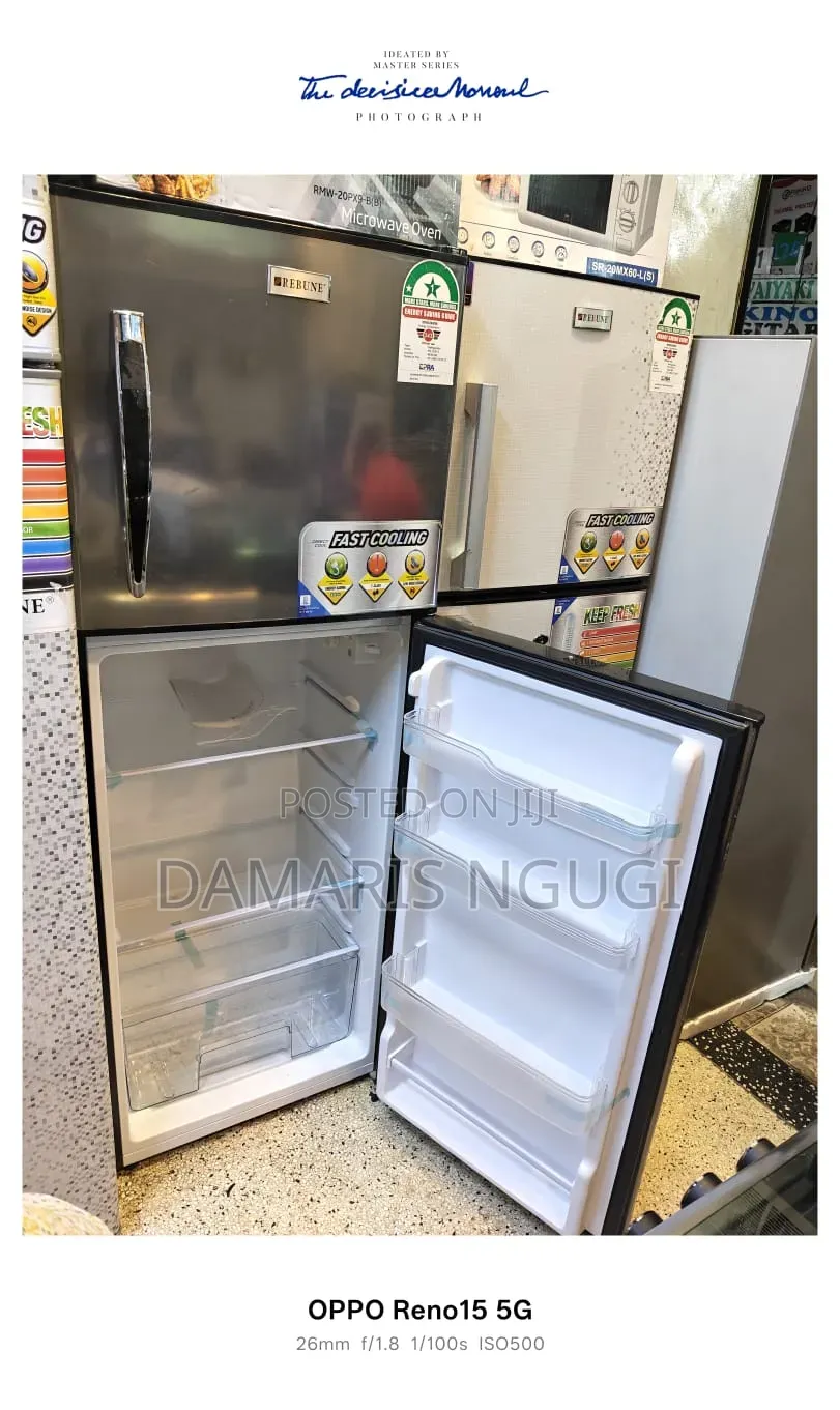 Rebune 213 Litres Double Door Fridge