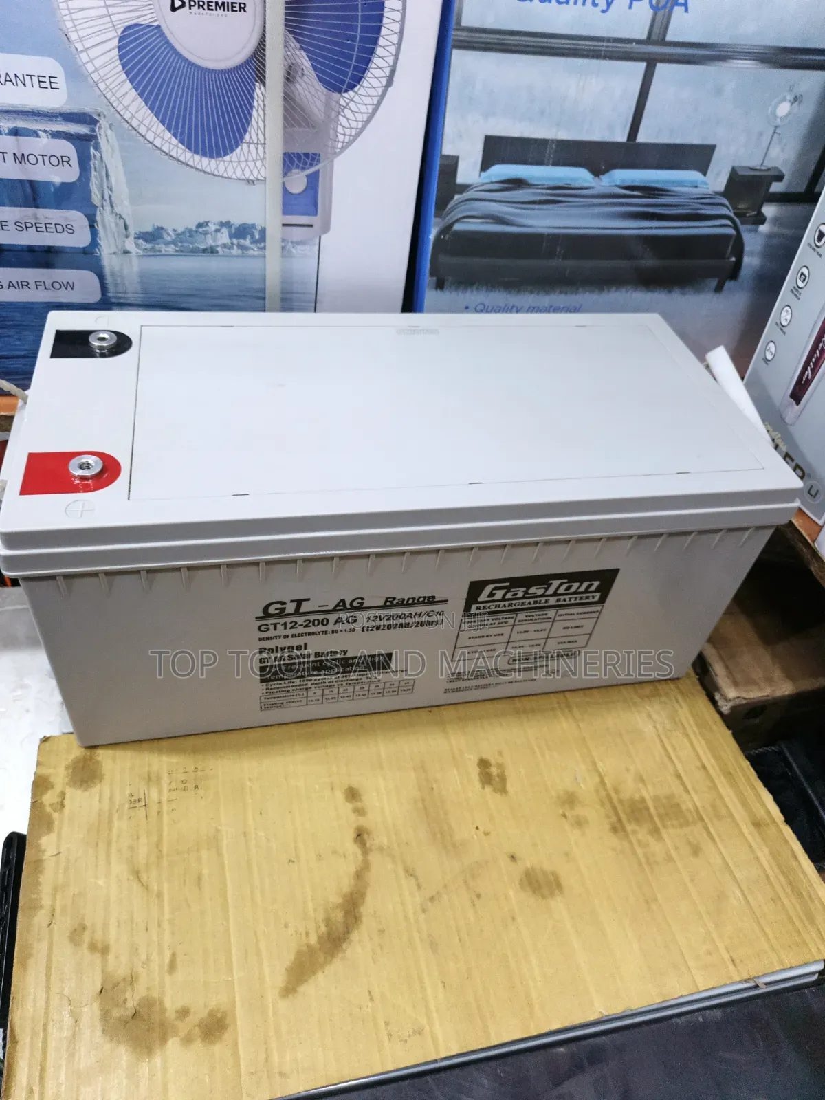 Gaston 12v 200ah Rechargeable Deep Cycle Solar Backup Battery
