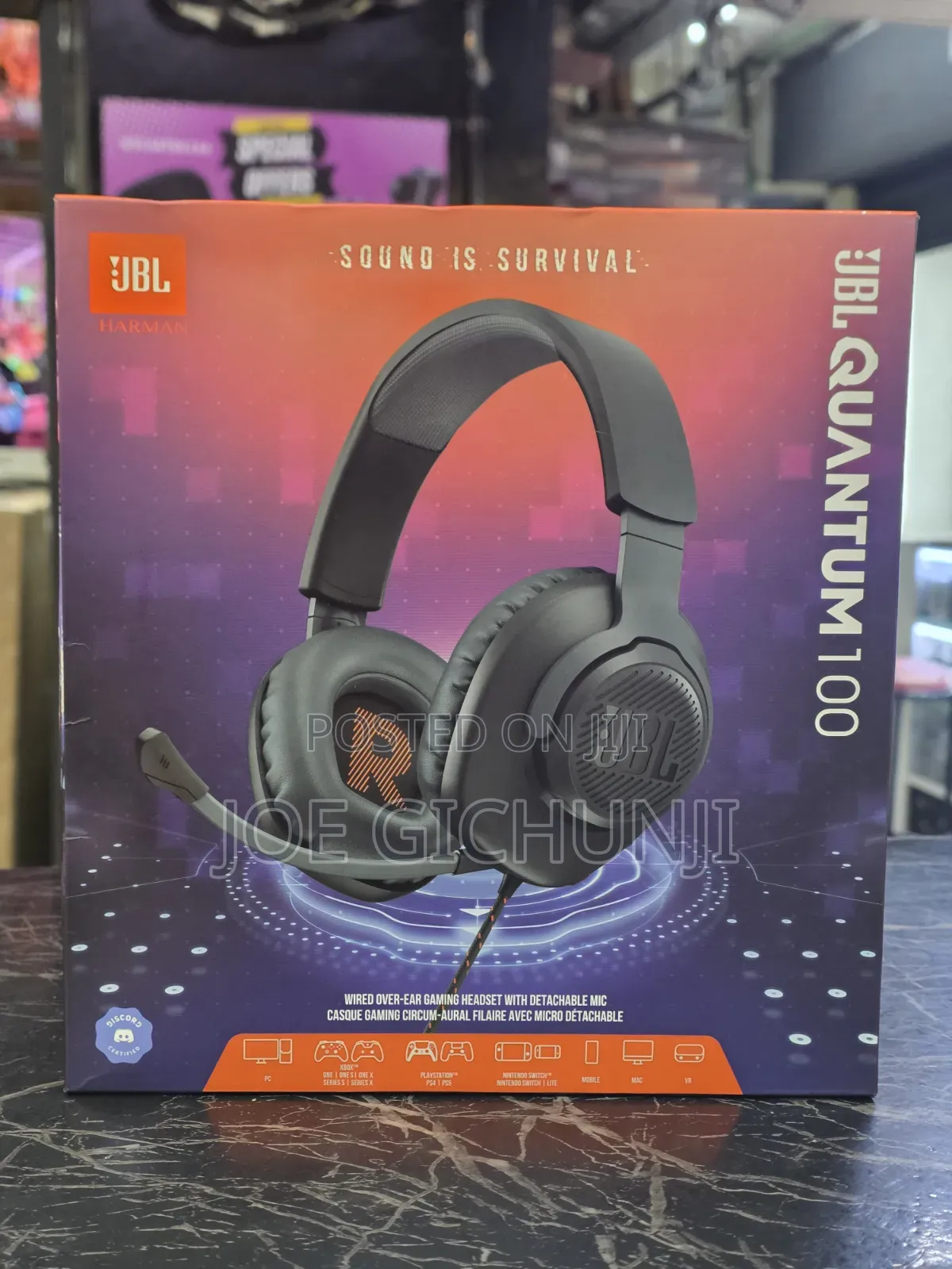 JBL Gaming Headsets Quantum 100