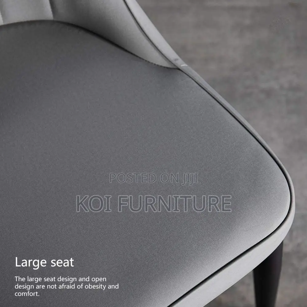 Dining Chairs; Leather Home Classic Dining Chair for Guests and Lounge