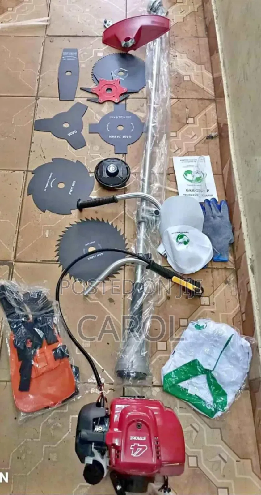 Multiple Blades 4 Stroke Brush Cutter