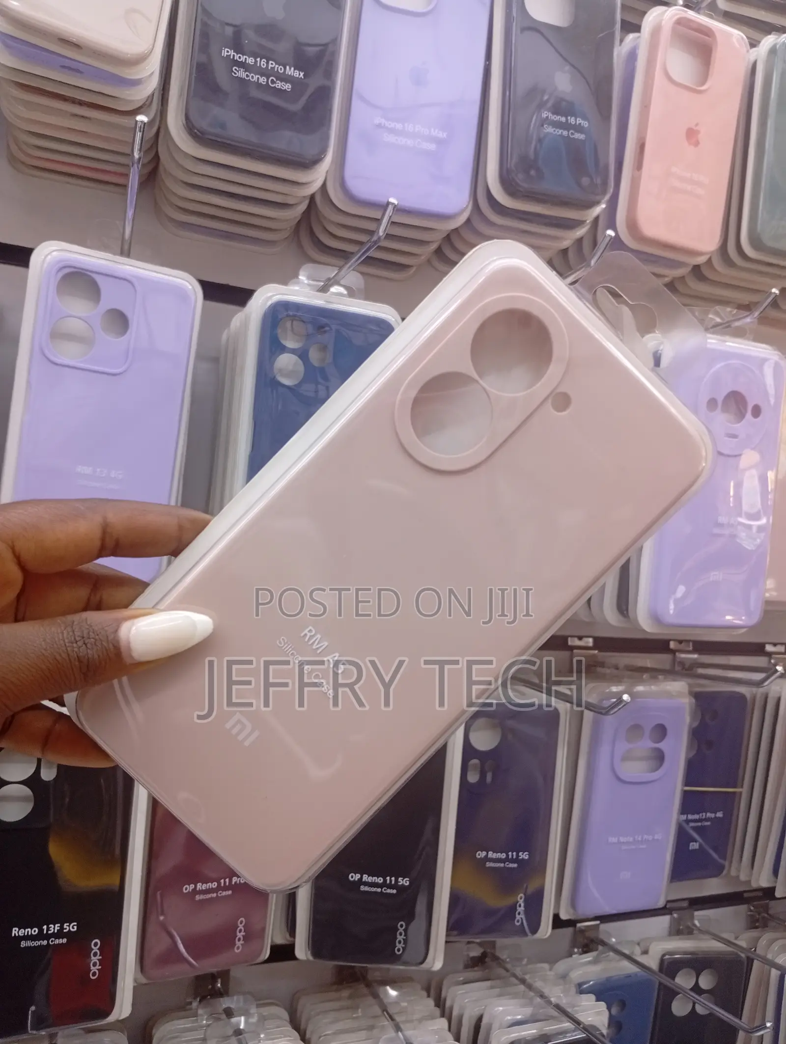 Purple Silicone Phone Case Is Redmi Note 13 Pro 4g Models.