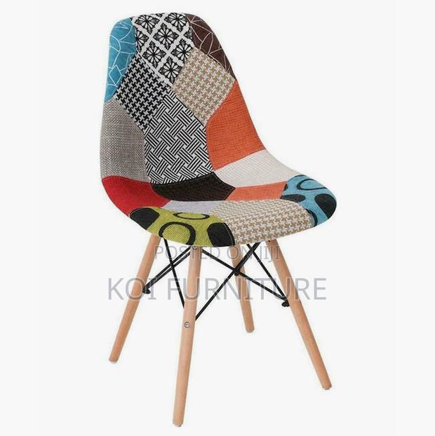 Dining Chairs; Eames Artful Designed Teal Dining Chair - thumbnail 4