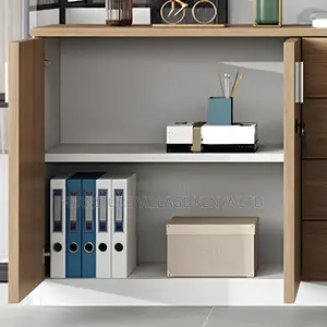 Office Cabinet;2-Door Swing Officecupboard With Shelves